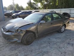 Salvage cars for sale at Midway, FL auction: 2003 Toyota Camry LE