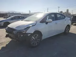 Salvage cars for sale at Sun Valley, CA auction: 2024 Nissan Versa SV