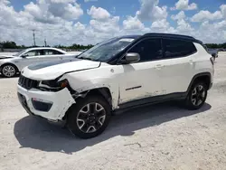 Salvage cars for sale at Arcadia, FL auction: 2018 Jeep Compass Trailhawk