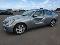 Salvage cars for sale at Kapolei, HI auction: 2004 Infiniti G35