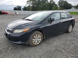 Honda salvage cars for sale: 2012 Honda Civic LX