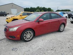 Salvage cars for sale at Lawrenceburg, KY auction: 2012 Chevrolet Cruze ECO