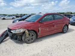 Salvage cars for sale at San Antonio, TX auction: 2017 Hyundai Elantra SE