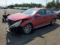 Salvage cars for sale from Copart Denver, CO: 2016 Hyundai Sonata Sport