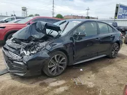 Salvage cars for sale at Chicago Heights, IL auction: 2021 Toyota Corolla SE