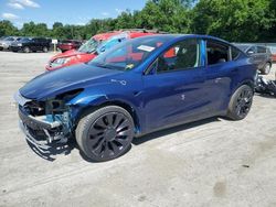 Tesla salvage cars for sale: 2021 Tesla Model Y