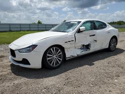 Salvage cars for sale from Copart Houston, TX: 2016 Maserati Ghibli