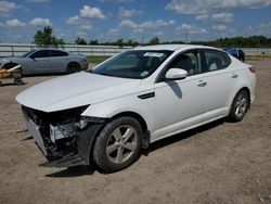 Salvage cars for sale at Houston, TX auction: 2015 KIA Optima LX