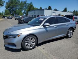 Salvage cars for sale at Portland, OR auction: 2020 Honda Accord LX