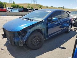 Honda Civic LX salvage cars for sale: 2012 Honda Civic LX