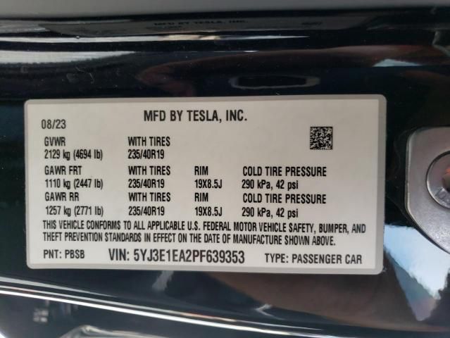 2023 Tesla Model 3