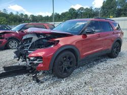 Salvage cars for sale at Ellenwood, GA auction: 2020 Ford Explorer ST