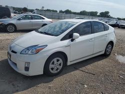 Salvage cars for sale at Kansas City, KS auction: 2011 Toyota Prius