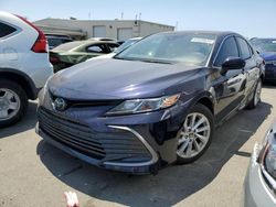 Toyota salvage cars for sale: 2021 Toyota Camry LE