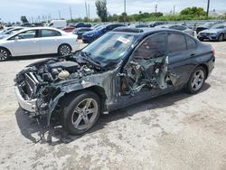 Salvage cars for sale at Miami, FL auction: 2012 BMW 328 I