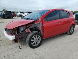 Salvage cars for sale at San Antonio, TX auction: 2013 Toyota Prius C