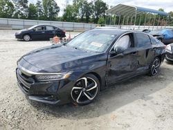 Salvage cars for sale at Spartanburg, SC auction: 2022 Honda Accord Sport