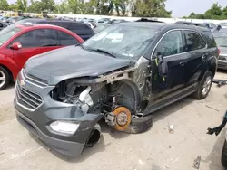 Salvage cars for sale at Sikeston, MO auction: 2017 Chevrolet Equinox LT