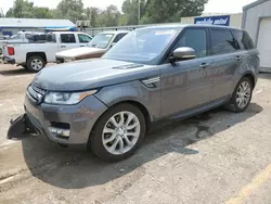 Salvage cars for sale at Wichita, KS auction: 2016 Land Rover Range Rover Sport HSE