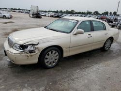 Salvage cars for sale at Sikeston, MO auction: 2003 Lincoln Town Car Cartier