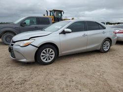 Salvage cars for sale from Copart Houston, TX: 2015 Toyota Camry LE