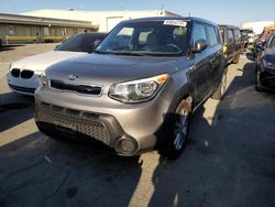 Salvage cars for sale at Martinez, CA auction: 2015 KIA Soul +