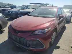 Salvage cars for sale at Martinez, CA auction: 2022 Toyota Camry LE