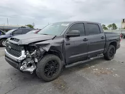 Salvage cars for sale at Tulsa, OK auction: 2021 Toyota Tundra Crewmax SR5