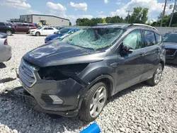 Salvage cars for sale at Wayland, MI auction: 2019 Ford Escape Titanium