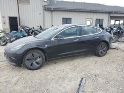 Salvage cars for sale at Columbia, MO auction: 2018 Tesla Model 3