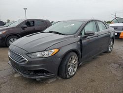 Salvage cars for sale at Indianapolis, IN auction: 2017 Ford Fusion SE