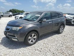 Salvage cars for sale at Taylor, TX auction: 2011 Acura MDX Technology