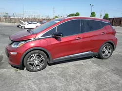 Chevrolet salvage cars for sale: 2020 Chevrolet Bolt EV Premier