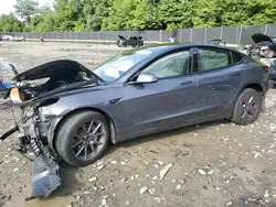 Salvage cars for sale at Waldorf, MD auction: 2023 Tesla Model 3