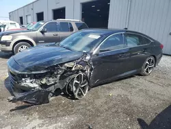 Salvage cars for sale at Jacksonville, FL auction: 2019 Honda Accord Sport