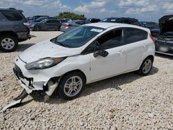 Salvage cars for sale at Temple, TX auction: 2018 Ford Fiesta SE