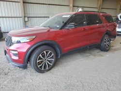 Salvage cars for sale at Houston, TX auction: 2020 Ford Explorer ST