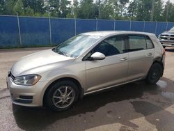 Salvage cars for sale from Copart Atlantic Canada Auction, NB: 2016 Volkswagen Golf S/SE