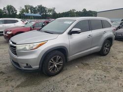 2016 Toyota Highlander XLE en venta en Spartanburg, SC