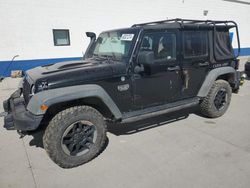 Salvage cars for sale at Farr West, UT auction: 2012 Jeep Wrangler Unlimited Rubicon