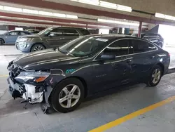 Carros salvage para piezas a la venta en subasta: 2020 Chevrolet Malibu LS