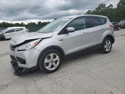 Salvage cars for sale at Ellwood City, PA auction: 2016 Ford Escape SE