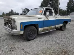 Vehiculos salvage en venta de Copart Graham, WA: 1978 Chevrolet C/K 10 SER