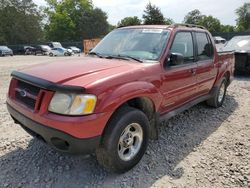 Salvage cars for sale from Copart Madisonville, TN: 2001 Ford Explorer Sport Trac