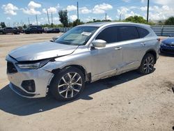 Salvage cars for sale at Miami, FL auction: 2022 Acura MDX Technology