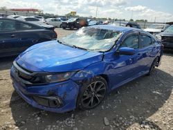 Honda salvage cars for sale: 2019 Honda Civic Sport