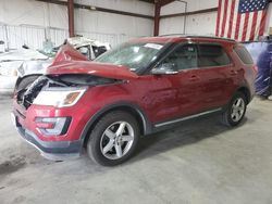 Salvage cars for sale at Billings, MT auction: 2017 Ford Explorer XLT