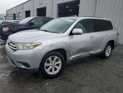 Salvage cars for sale at Jacksonville, FL auction: 2011 Toyota Highlander Base