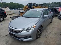 Salvage cars for sale at Windsor, NJ auction: 2017 Honda Accord EXL