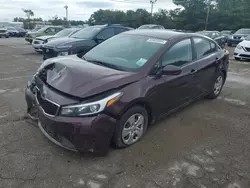 2018 KIA Forte LX en venta en Lexington, KY